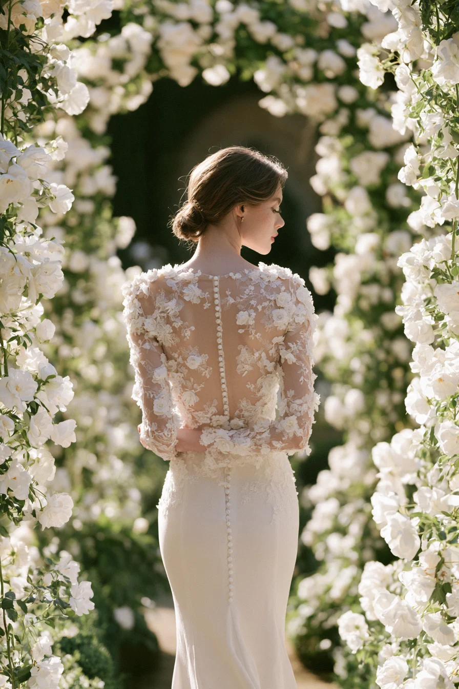 8 modern minimalist wedding dress looks 1
