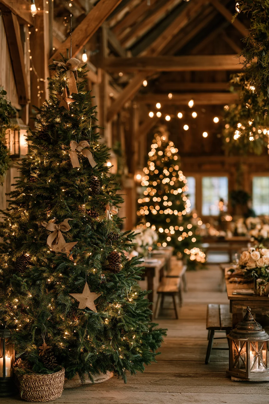 9 charming farmhouse holiday tree decor 1