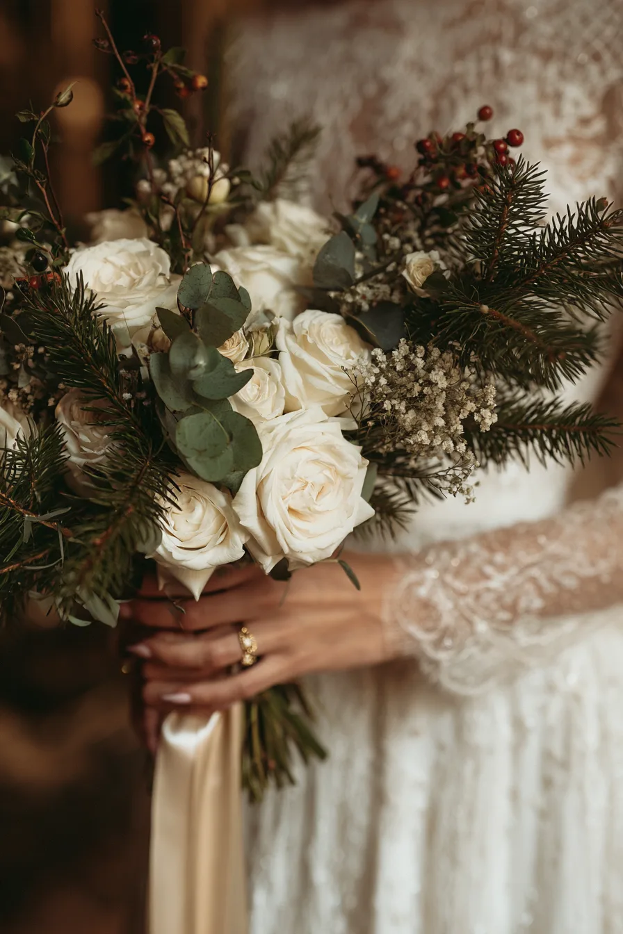 9 gorgeous winter bridal bouquets 1