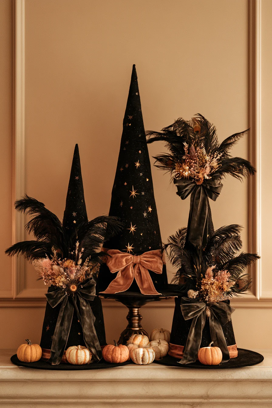 9 magical witch hat decorations 1